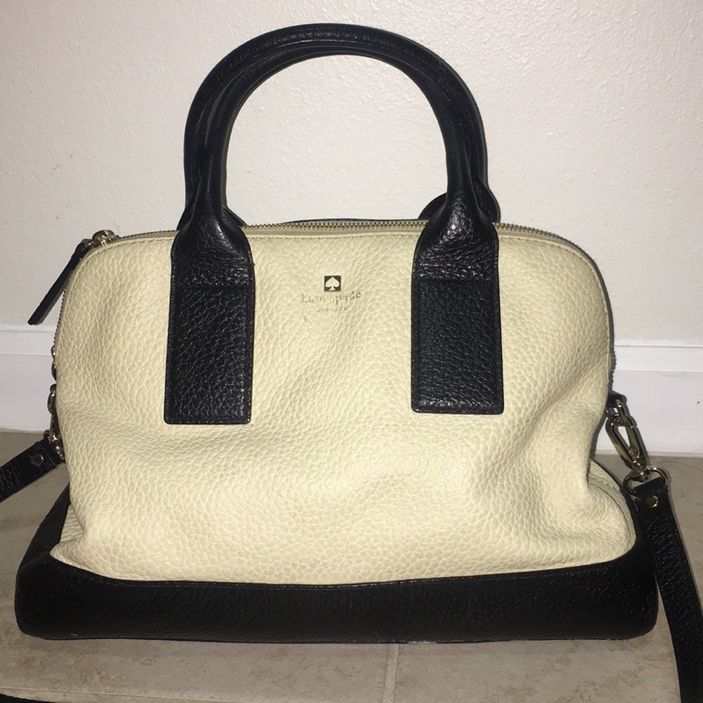 Kate Spade Cream/Black Handbag